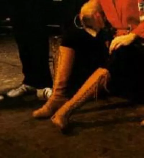 Looking for long, laced leather boots like these. Definitely under 100€/$, preferably around the 50€ mark. I'm a poor student.