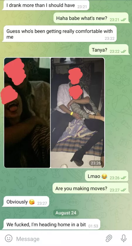 Looking forward to details from my boyfriend in the morning by IndianSlutt