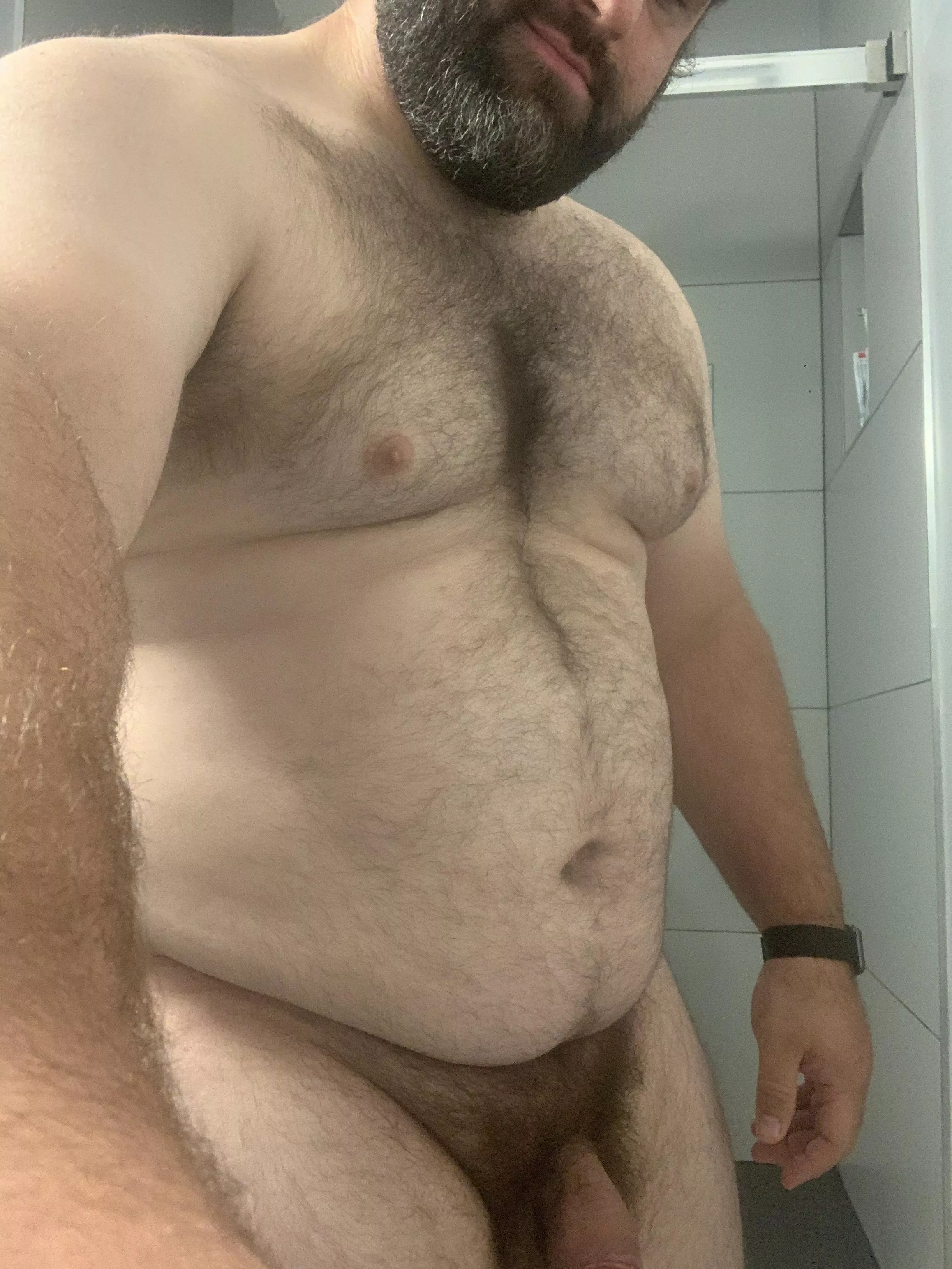 Look’n for them hairy otter butts. I’d even flip for the right guy. posted by BearDadforBottoms