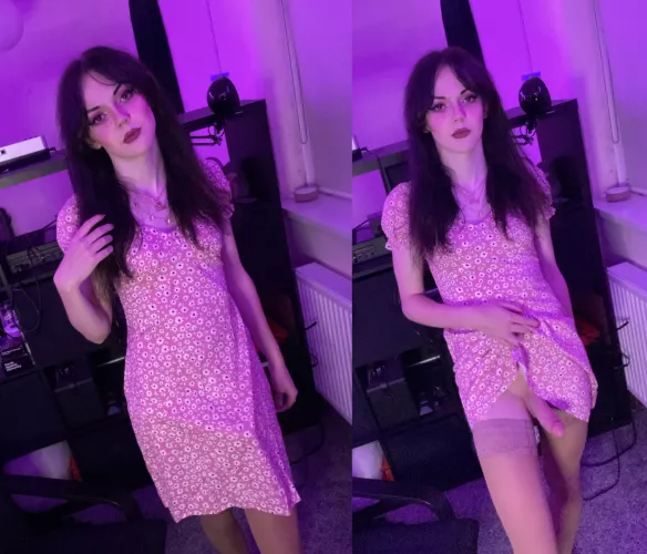 looks like I forgot to put panties on for our date, I hope you don’t mind daddy 😇 by ShatteredPolaroids