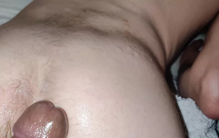 Looks like I made a bit of a mess on my bi curious mates ass 😅🍑💦💦💦 by SamB_Vip