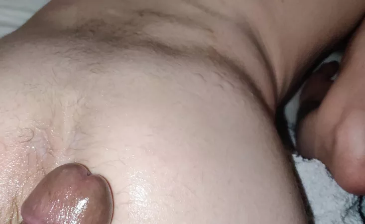 Looks like I made a bit of a mess on my bi curious mates ass 😅🍑💦💦💦 by SamB_Vip