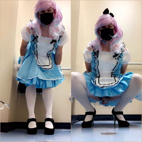 Looks like my Alice (Erica) is definitely going down to rabbit hole for a wonderful time in wonderland 😛 by The_OG_DaddyDave