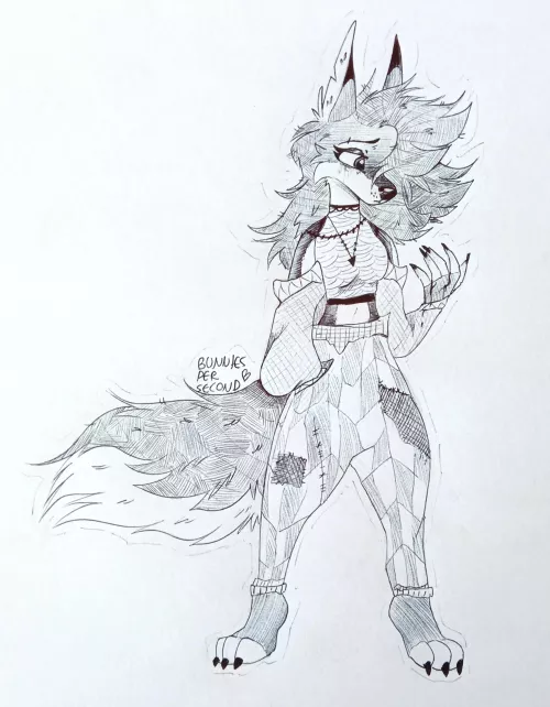 looks like someone cut their hand on accident. (art by me) by animablu