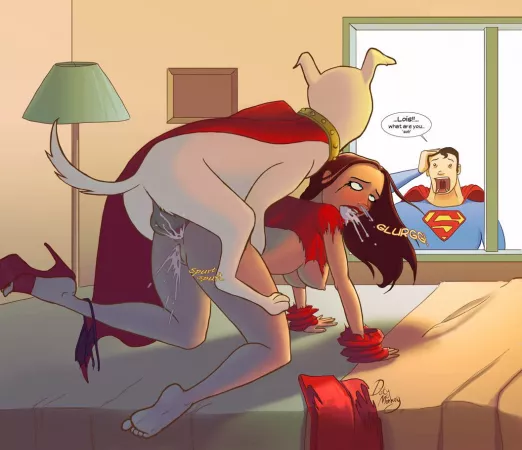 Looks like superman came home early (Dirty Monkey) by Just4Friends69