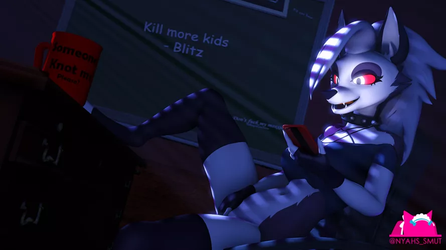 Loona having more after-hours fun | Nyahs_Smut | Helluvaboss by FISTY_FLATCHESTIA