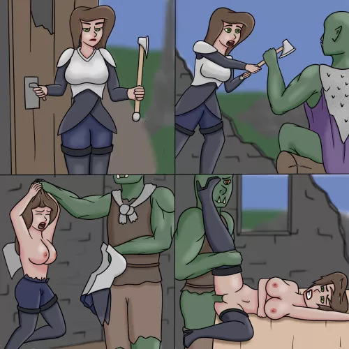 Looter Orc Security Sentinel[OC] by Pen_lsland