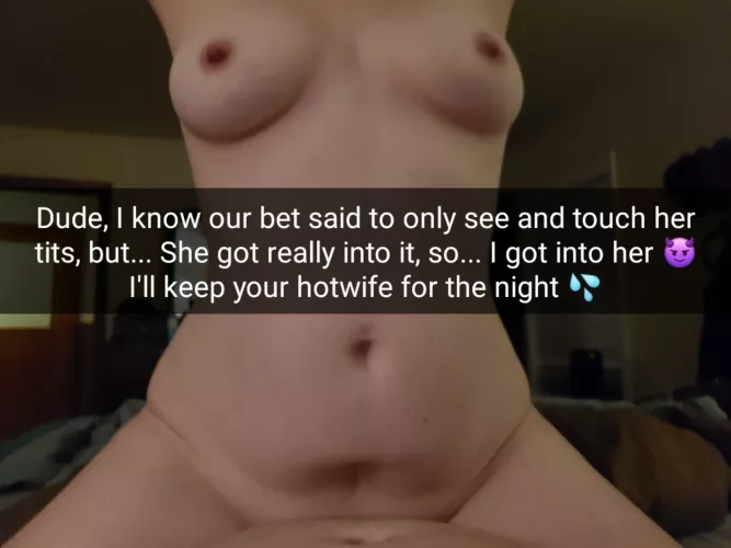 Lost a bet - won a hotwife! by Simig9911