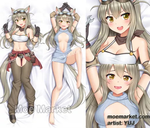 Lost Pause Mascot Lily the Fox Mechanic body pillow by artist: YUJ by alfred_joy