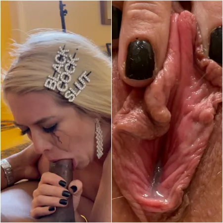 Lots of fun with u/A27hopson He ruined my pretty makeup then wrecked my married pussy and filled it with cum. I enjoyed every second of it. by Sexyhotwifey247