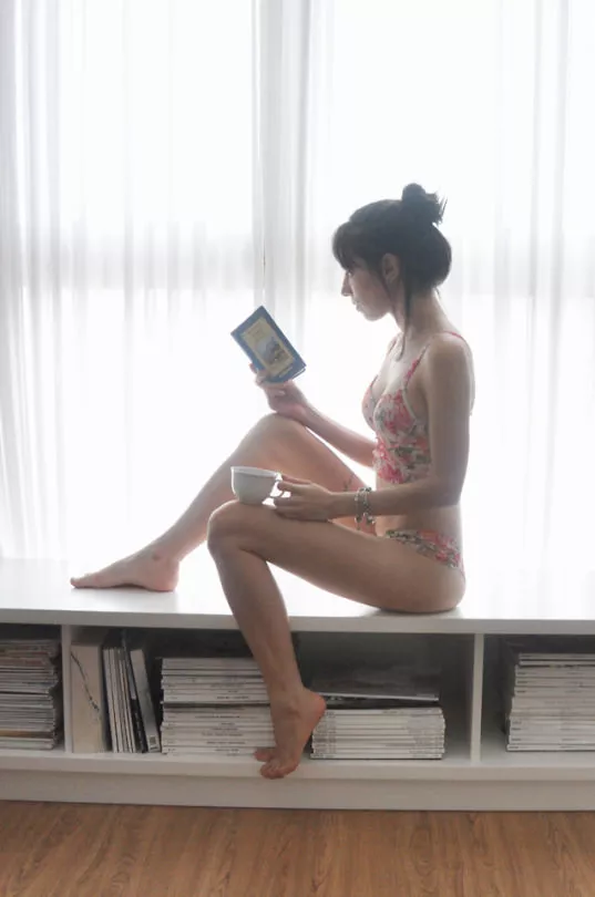 Lounging around posted by bubblr