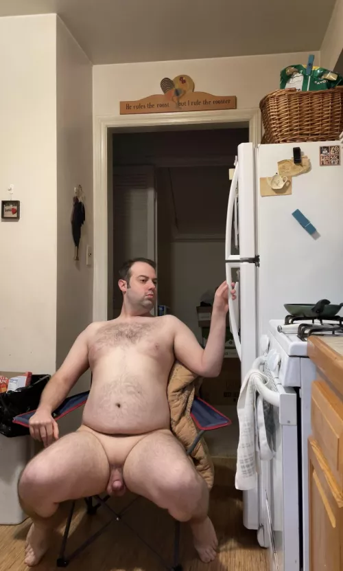 Lounging in the kitchen this morning by Ironchariots2013