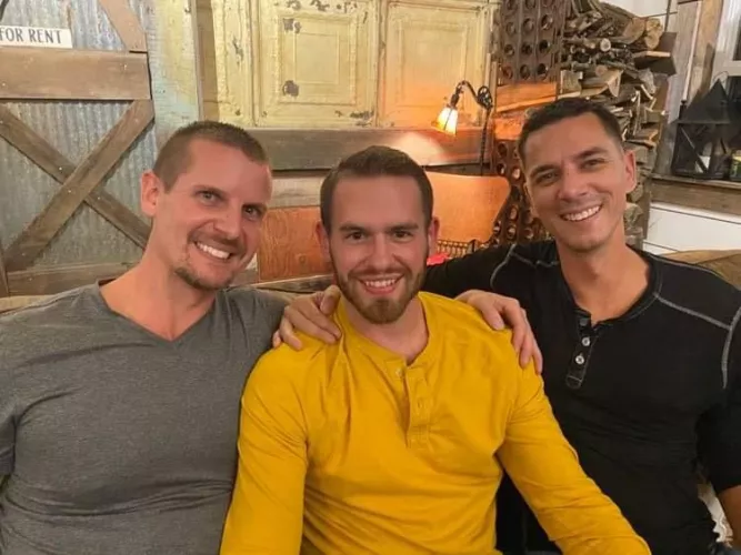 Love Christmas parties! Our first holiday season together. by omahamateo