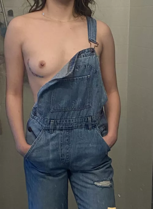 Love her new overalls by kangaroo_go_burr