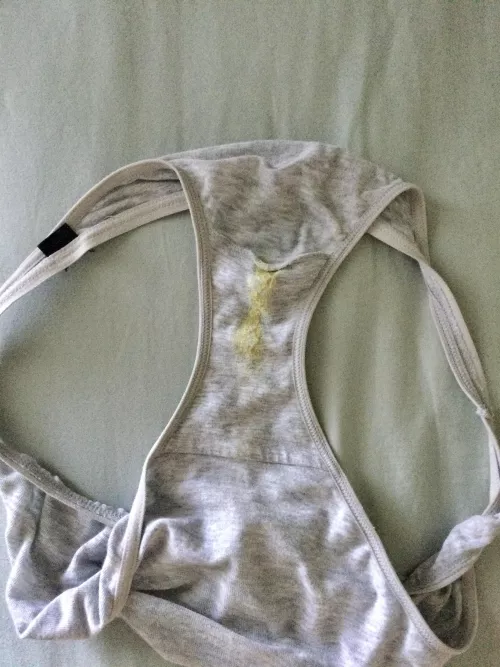 Love how she just puts on her panties after I cum in her by cap7977