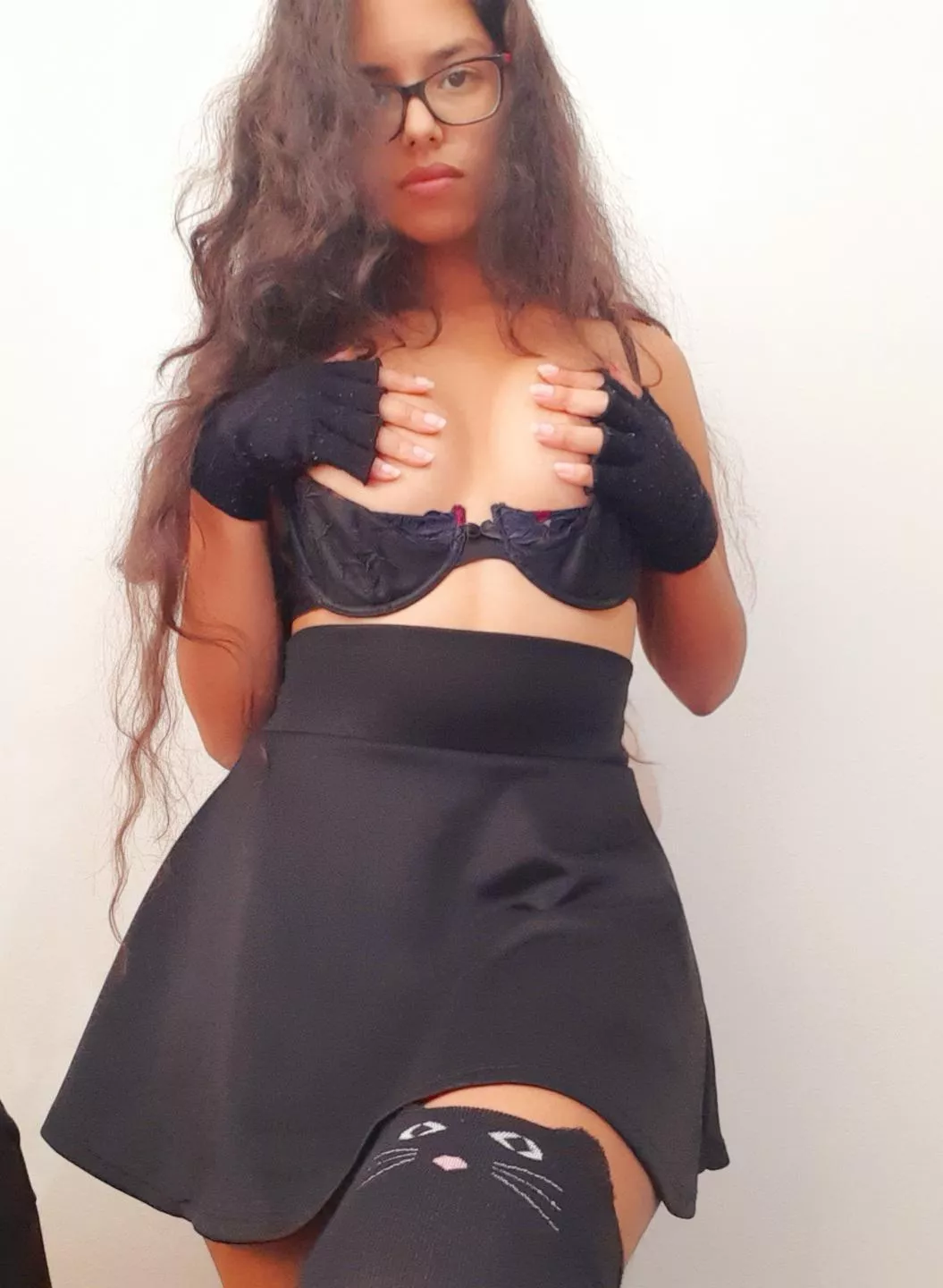 love my cat stockings 🤭 posted by Kathaaddiction