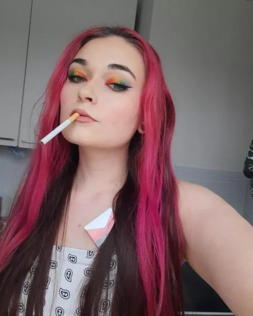 Love my marlboro reds🥰 and what would be a better place to keep my pack by smokingcarolyn