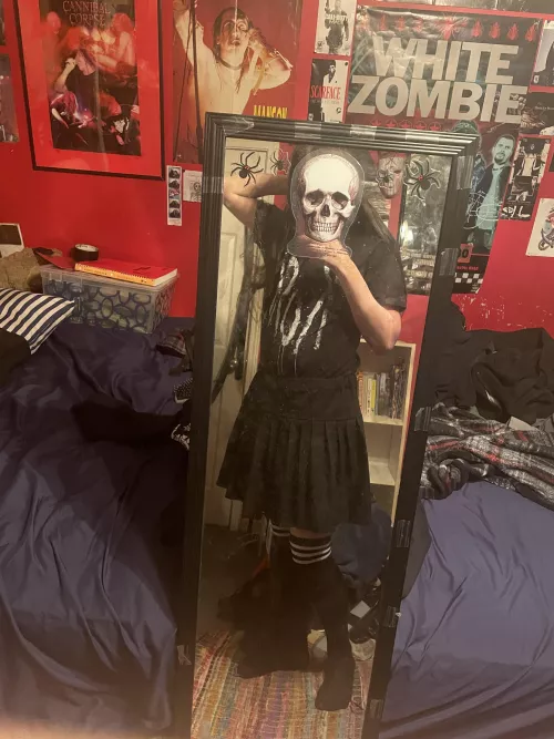 Love my new skirt and high socks by VictorX_311