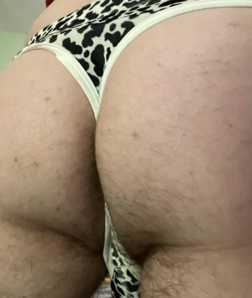 Love my new thong. 🐮 What do you think?