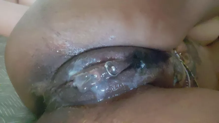 Love my pussy plastered! by Ebonyhotwife83