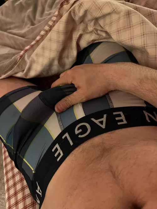 Love the cockprint in my buddy’s underwear by Horror_Owl9819
