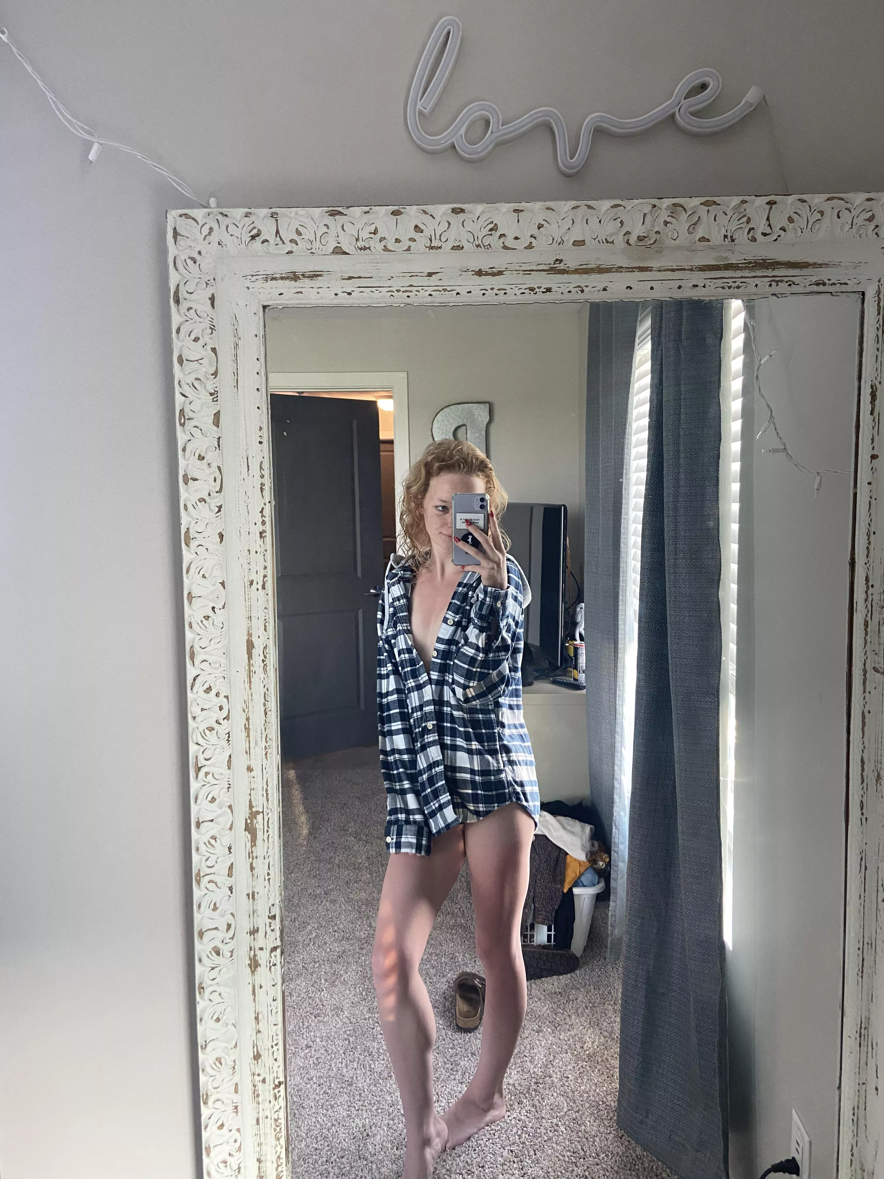 love to be comfy.. just to walk around naked under here all day #WIN posted by happysummerbaby