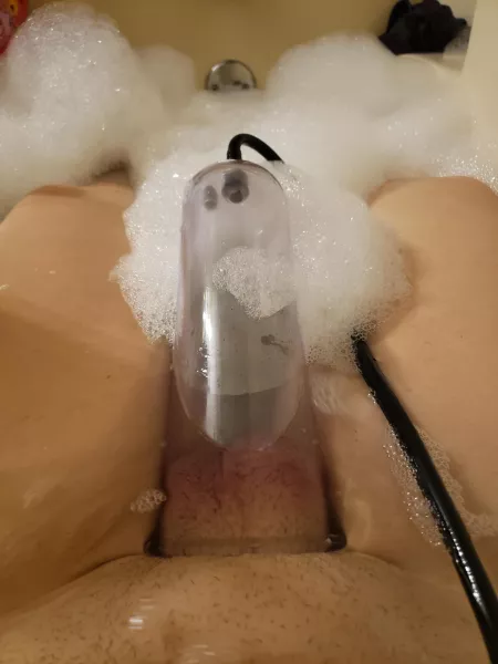 Love to pump while taking a bath 😊 by thickMILFshake