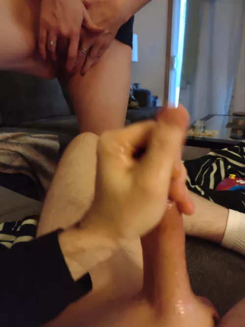 Love when she gets home from work by MrSmokey802