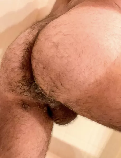 Love when the cum and spit clings to my hairy trench by cumpig165