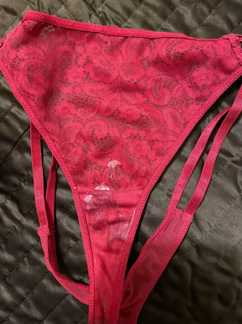 Lovers dirty panties after touching cock in a pub by Electronic-Pen5841