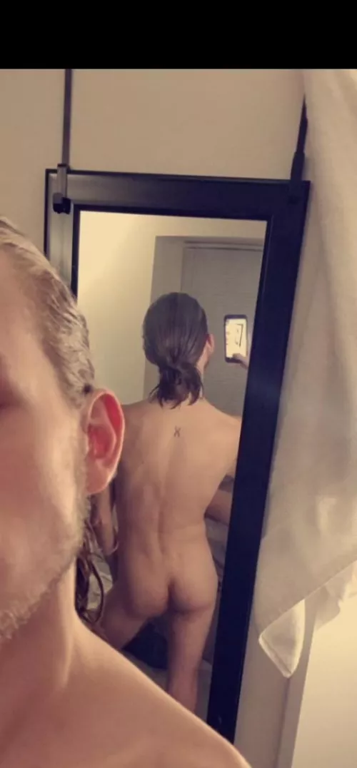 Loving my new mirror 🙈 by DildoAficionado