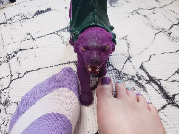 Loving my vintage Panthor! 🐈‍⬛💜 by FootsieFatale