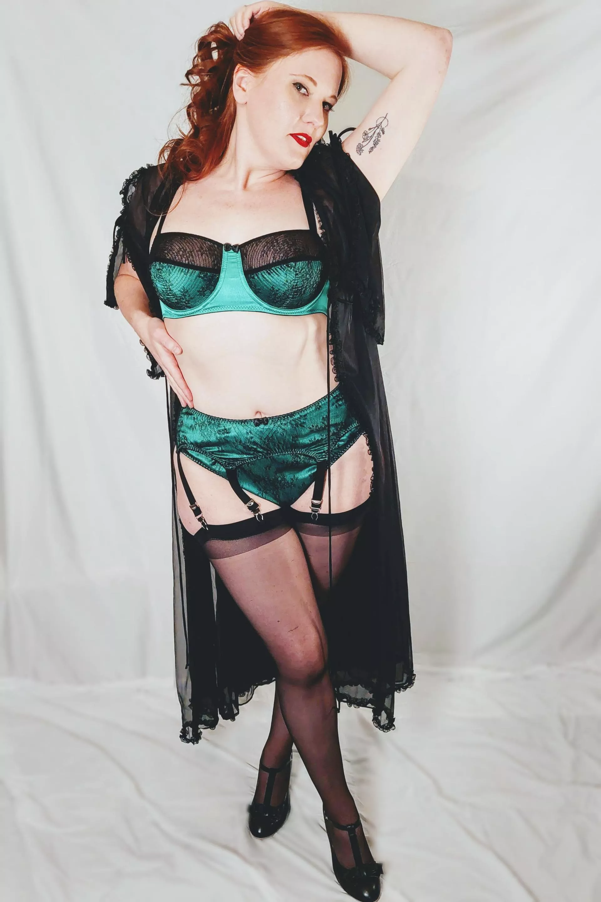 Loving this emerald lingerie! posted by Ginger_Bellevue