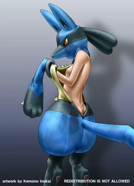 Lucario girl by AbhiGoodies
