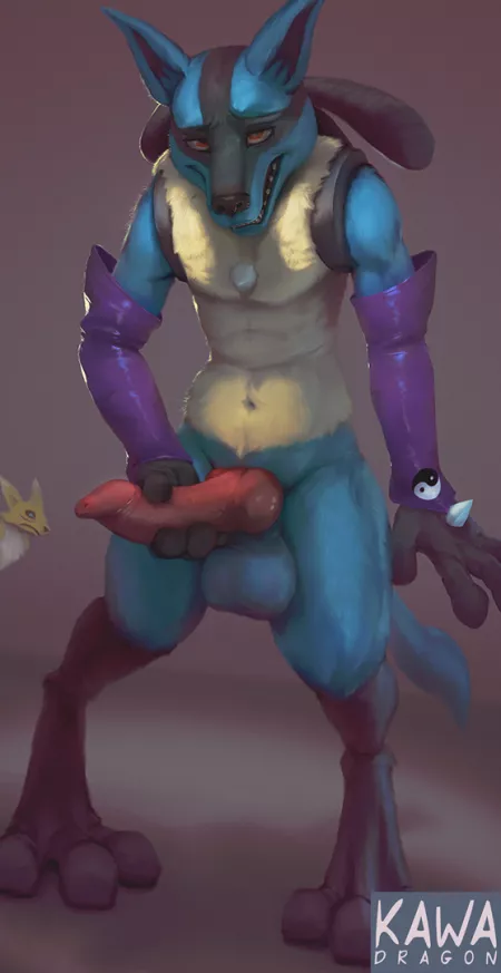 Lucario's New Sleeves (Drakawa) by TangentYoshi