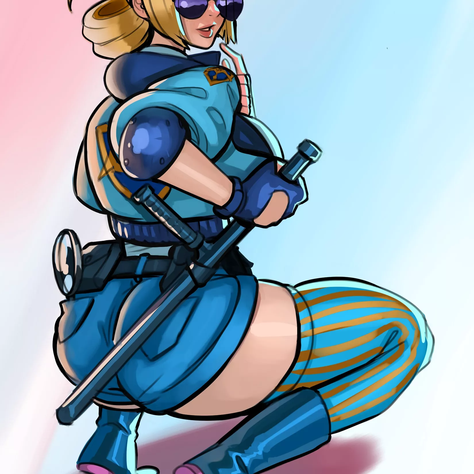 Lucia Morgan by Calvin Simms posted by LouieKablouie