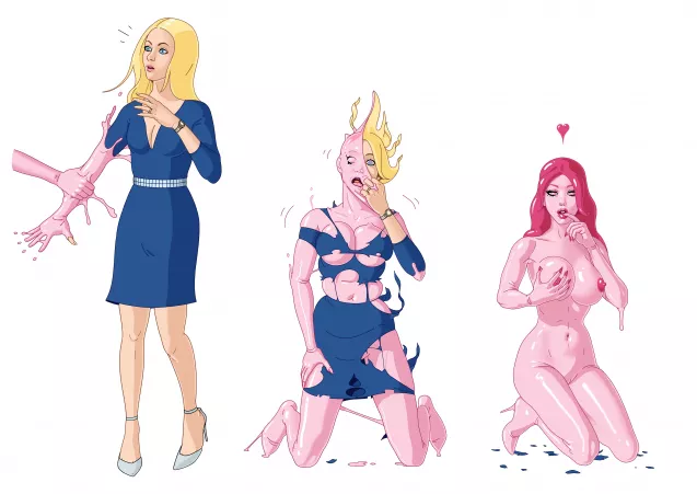 Lucy Gets Gooped by GoopTG (FTF, Slime, Latex) by not4myprimary