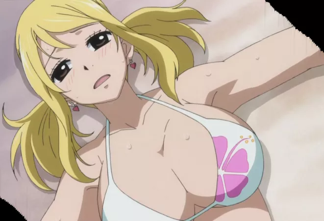 Lucy Heartfilia feeling tired [Fairy Tail] by AnimeVidyaCoomer