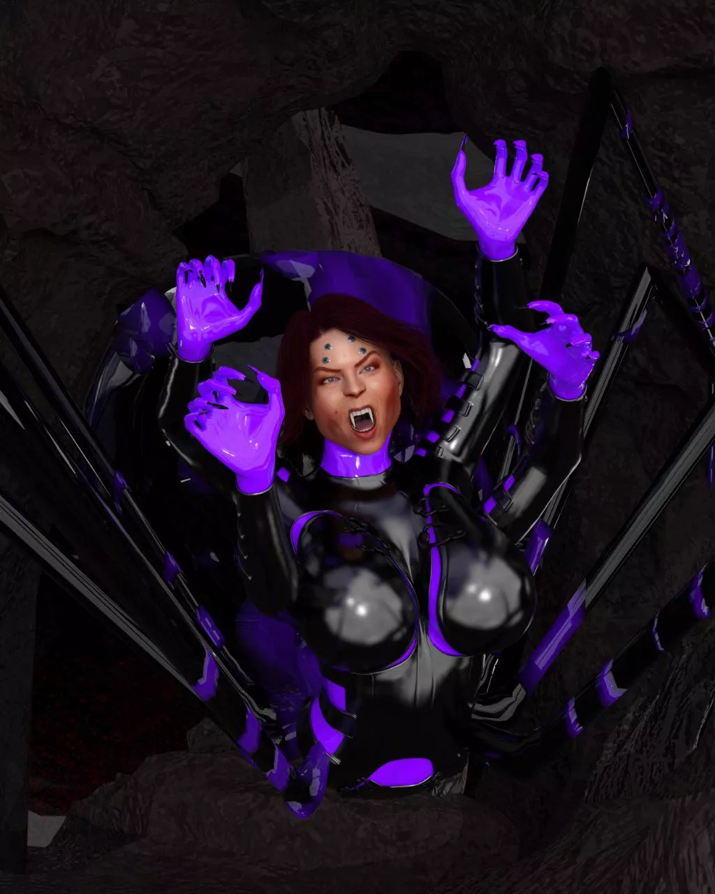 Ludella Hahn as a Spidergirl posted by isreth