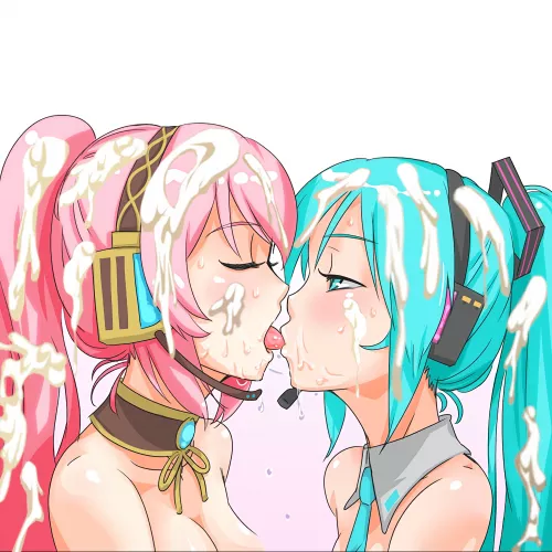 [Luka & Miku] Yuri love, with thick 