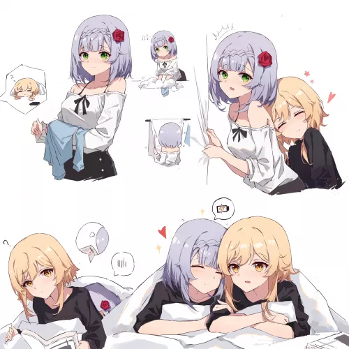 Lumine & Noelle [Genshin Impact]