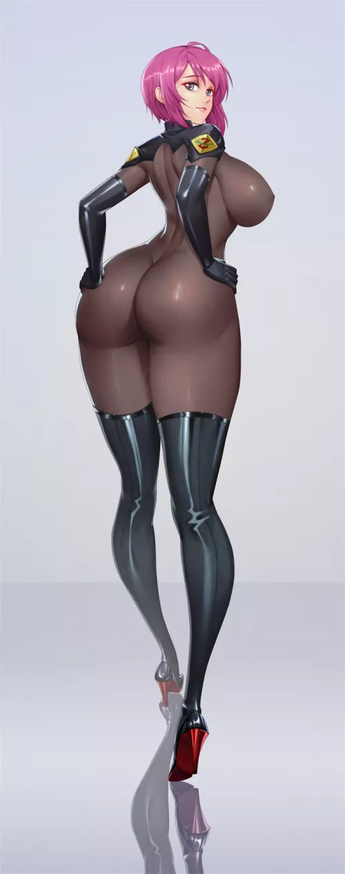 Lunamaria Hawke Lewd Body Perfect Suit (Dark Night) [Gundam] by sequence_string