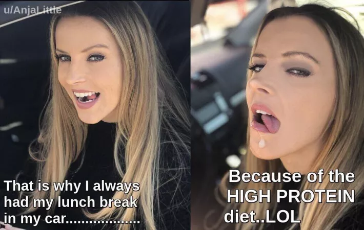 “Lunch Breaks” in the car by AnjaLittle