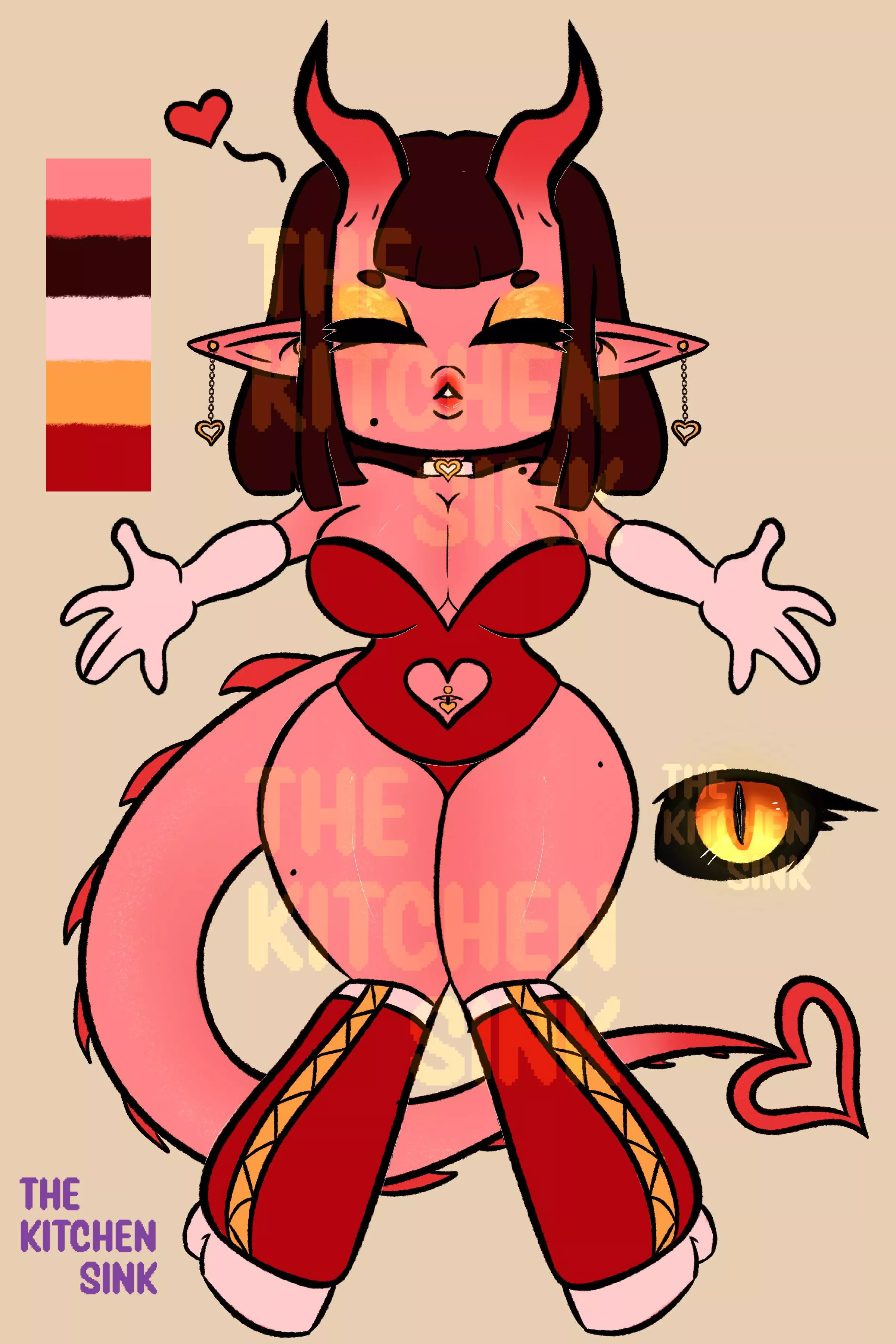 Lustful Demon Girl (@￣3￣@)♡ posted by thekkitchensink