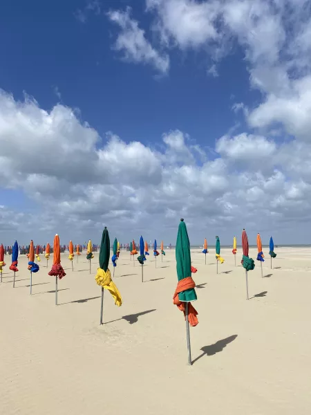 Luxury beach town of Normandy - France by Vousetesqui