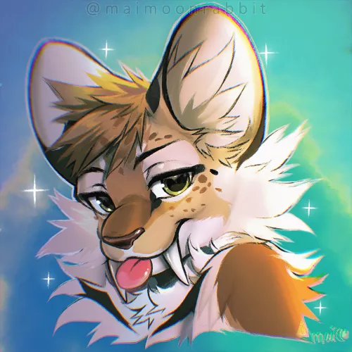 lynx blep! (oc @maimoonrabbit) by maimairabbit