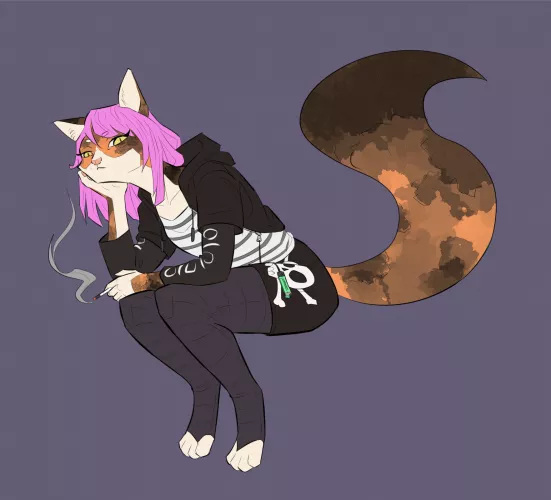 Lyss is not a big fan of being touched (@Cosipurple) by cosipurple