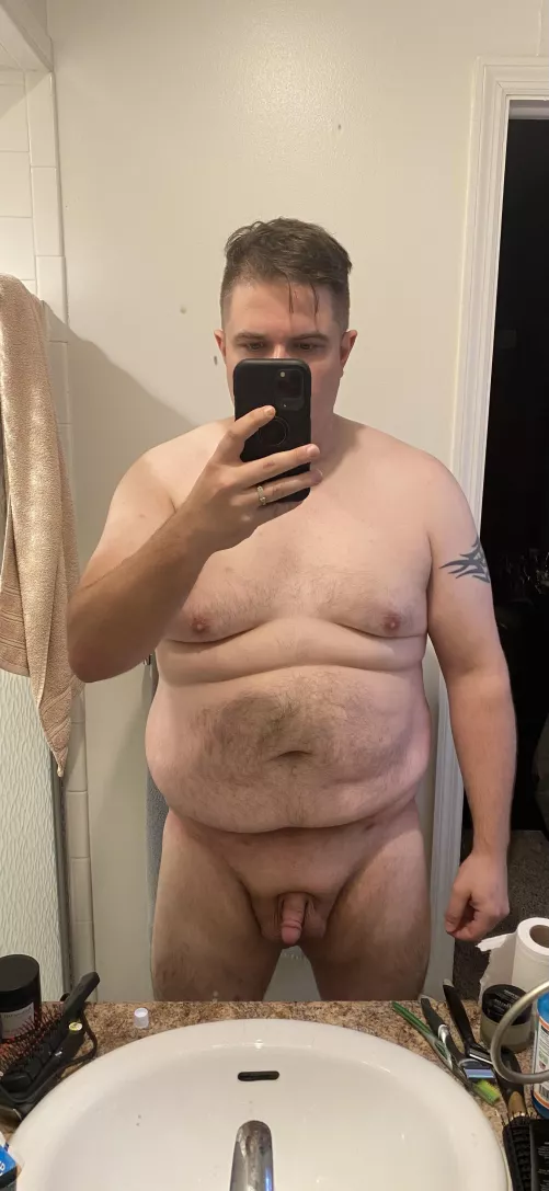 M [34] 6’1 255lbs. Hard to believe I used to be 309lbs! Stoked that I am down 54lbs by dontknow643