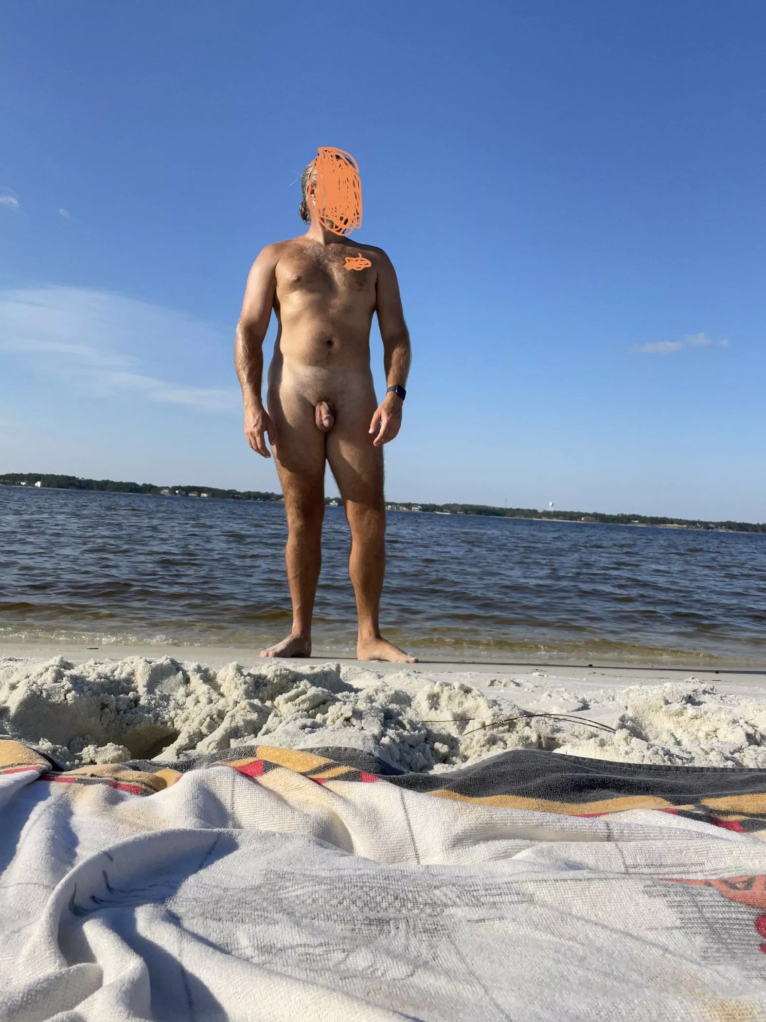 [M] 42, 180, 5’10” Squeezing in all the good beach days I can before the season is over. posted by forthemonkeys