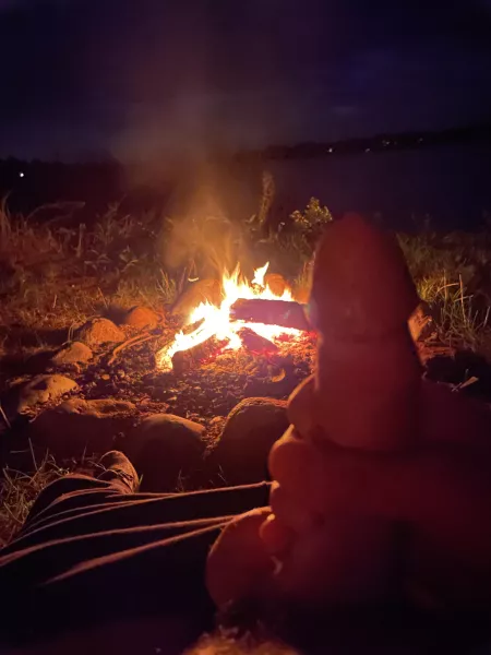 [M] Enjoying a lakeside fire by MPLSguy82